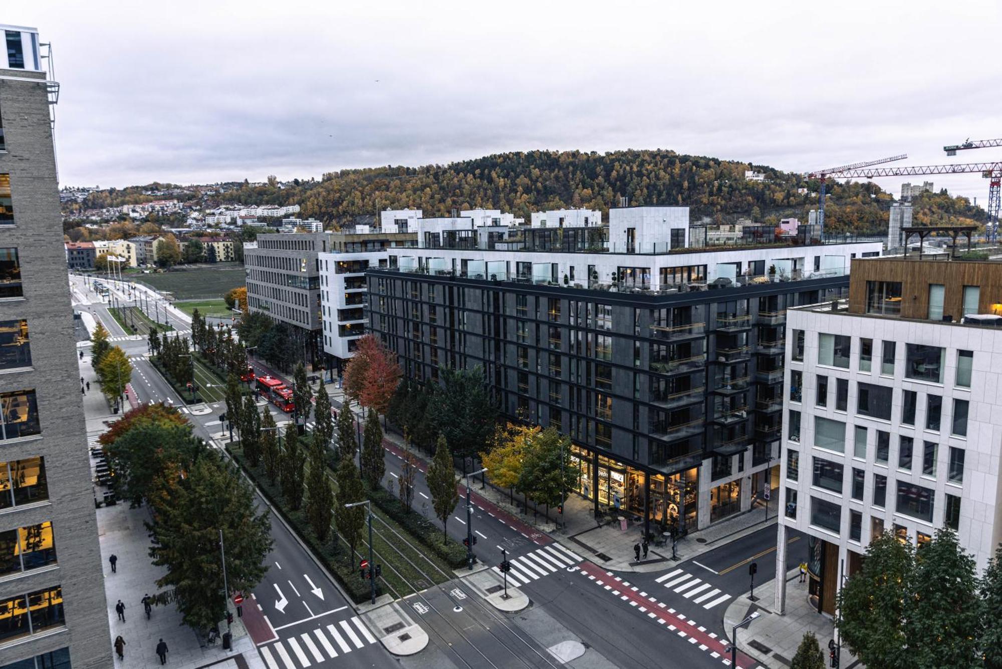 Spacious Modern 3Br Apartment At Central Oslo Barcode Exterior photo