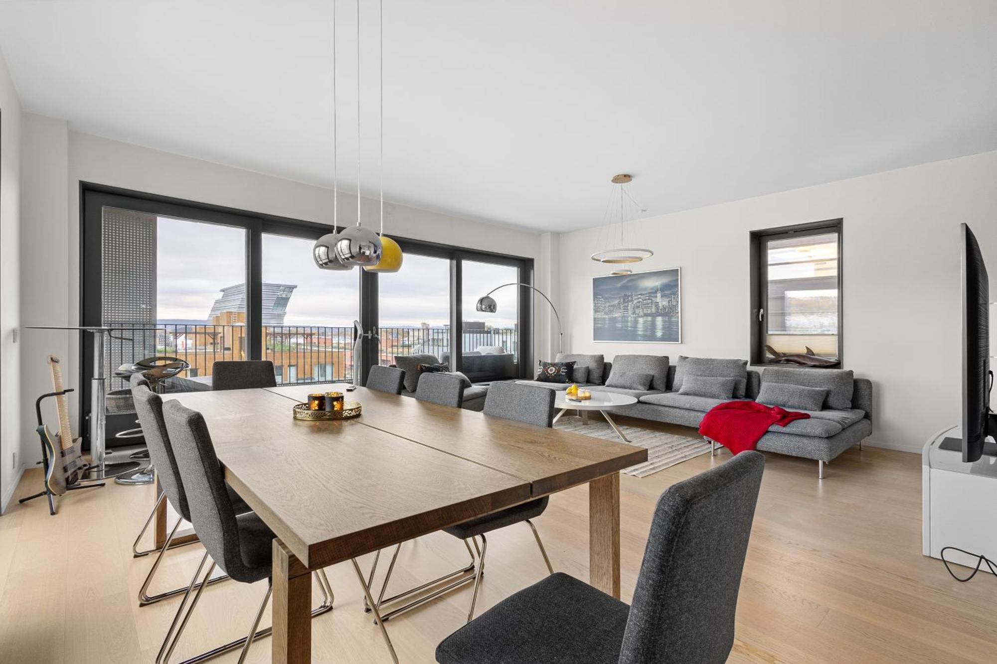 Spacious Modern 3Br Apartment At Central Oslo Barcode Exterior photo