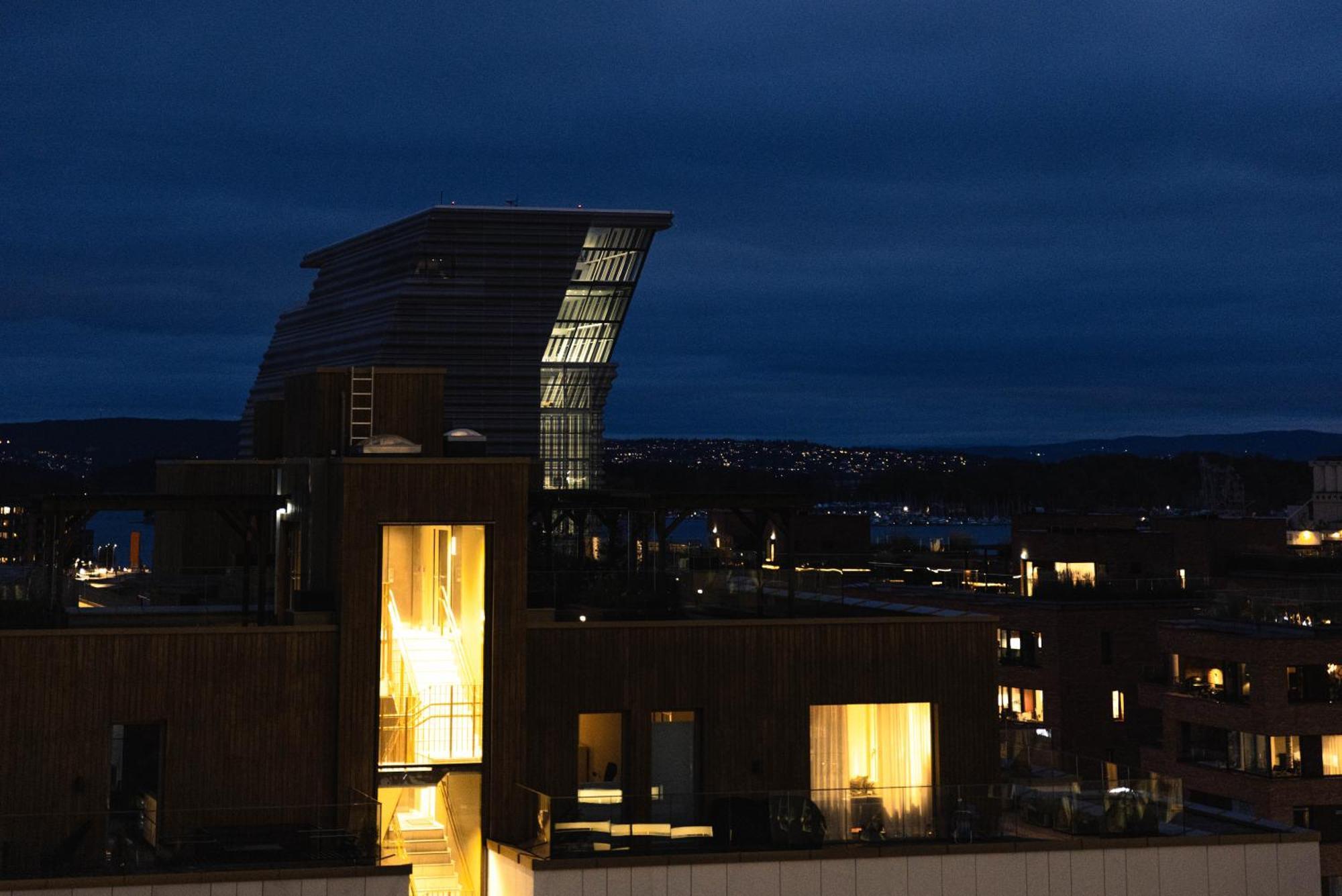 Spacious Modern 3Br Apartment At Central Oslo Barcode Exterior photo