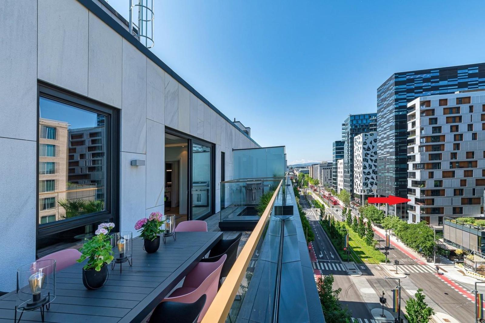 Spacious Modern 3Br Apartment At Central Oslo Barcode Exterior photo